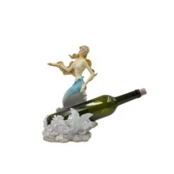 Comfy Hour Under The Sea Collection 13" Mermaid Wine Rack Bottle Holder, Polyresin -Amazon Store 31nnBH1nNWL