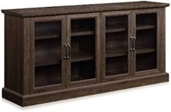 BELLEZE 70 Inch Sideboard Buffet Cabinet, Entertainment Center With Storage, Glass Display Cabinet With Adjustable Shelves Console Table Storage Cabinet For Living Room, Dining Room, Gray Wash -Amazon Store 31oRfIck0oL. AC