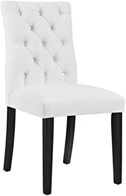 Modway Duchess Dining Chair Vinyl Set Of 4, Four, White -Amazon Store 31ohQi5brOL. AC
