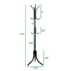 Mind Reader COATRACK11 Standing Metal Coat Rack Hat Hanger 11 Hook For Jacket, Purse, Scarf, Umbrella Tree Stand, Black 10 Mind Reader COATRACK11 Standing Metal Coat Rack Hat Hanger 11 Hook For Jacket, Purse, Scarf, Umbrella Tree Stand, Black -Amazon Store 31on2b7loTL