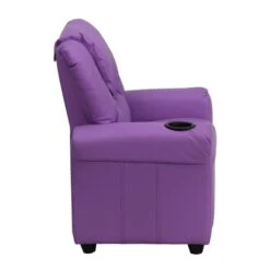 Flash Furniture Vana Contemporary Lavender Vinyl Kids Recliner With Cup Holder And Headrest -Amazon Store 31ovEdMXLoL
