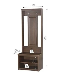 Saint Birch Rosewood Wide Hall Tree With Bench And Shoe Storage SBLT8322HTRG -Amazon Store 31p2zeUlj1L