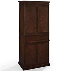 BOWERY HILL Kitchen Pantry Solid Wood Storage Cabinet In Mahagony -Amazon Store 31pykt9IL2L