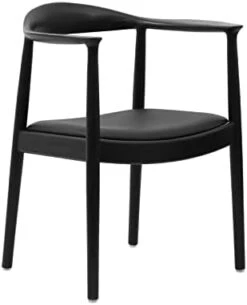 Laura Davidson Furniture Hans Wegner Replica Kennedy Arm Chair, Mid Century Modern Kitchen & Dining Chair With Arm Rest, Ash Wood, Walnut And Italian Leather 16 Laura Davidson Furniture Hans Wegner Replica Kennedy Arm Chair, Mid Century Modern Kitchen & Dining Chair With Arm Rest, Ash Wood, Walnut And Italian Leather -Amazon Store 31q83OV02nL. AC