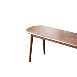 HomSof Natural Oak Wood Bed Bench For Dining Room, Walnut 39.4" -Amazon Store 31qWbC1i3wL 1