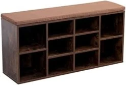 Entryway Shoe Storage Bench, Multifunctional Creative Organizer Storage Stool W/Soft Cushion Seat, Foot Stool Storage Cabinet For Hallway Bedroom (White) 12 Entryway Shoe Storage Bench, Multifunctional Creative Organizer Storage Stool W/Soft Cushion Seat, Foot Stool Storage Cabinet For Hallway Bedroom (White) -Amazon Store 31qrwgWoXWL. AC