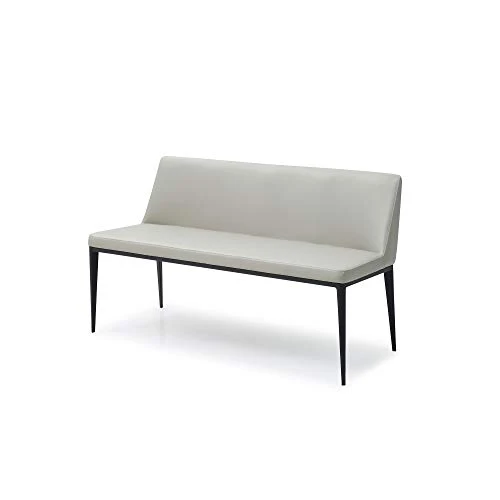 Whiteline Modern Living Carrie Bench Gray 3 Whiteline Modern Living Carrie Bench Gray
