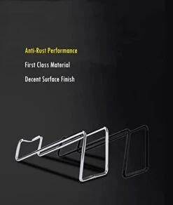 FrontierDecoration Frontier Simple Chrome Steel Wine Bottle Holder Tabletop Wine Rack -Amazon Store 31rOhwhD6VL