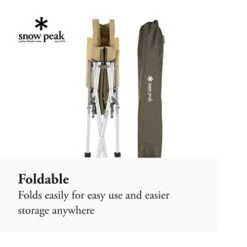 Snow Peak Low Beach Chair - Features A Wood Armrest And Back - 23 X 26 X 39 In -Amazon Store 31rVHOclNoL