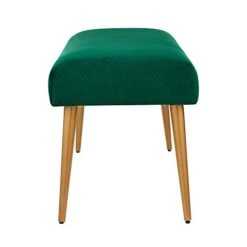 Ball & Cast Upholstered Bench, 44" W, Emerlad 11 Ball & Cast Upholstered Bench, 44" W, Emerlad -Amazon Store 31rXJdt2wqL