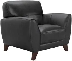 Armen Living Jedd Contemporary Sofa In Black Leather With Brown Wood Legs 10 Armen Living Jedd Contemporary Sofa In Black Leather With Brown Wood Legs -Amazon Store 31rYhDAPhWL. AC