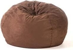 Great Deal Furniture Selena Traditional 5 Foot Suede Bean Bag (Cover Only), Midnight Blue 17 Great Deal Furniture Selena Traditional 5 Foot Suede Bean Bag (Cover Only), Midnight Blue -Amazon Store 31rzaxRWVXL. AC