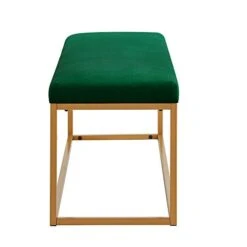 Ball & Cast Upholstered Bench, 48" W, Emerald - Frame -Amazon Store 31sIKQmkWlL