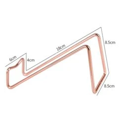 LaHearture Wine Rack Free Standing Countertop Holder Simple Geometric Design Bottle Storage For Home Kitchen Decor Decorative(Pink) -Amazon Store 31sJqkr3w8L