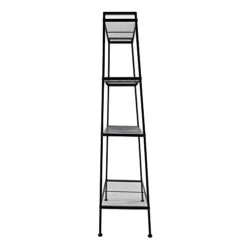 Teeker Multifunctional 4 Tiers Ladder Shelf, Vintage Bookshelf,Plant Stand Storage Rack Shelf For Office, Bathroom, Living Room (Black) 11 Teeker Multifunctional 4 Tiers Ladder Shelf, Vintage Bookshelf,Plant Stand Storage Rack Shelf For Office, Bathroom, Living Room (Black) -Amazon Store 31sjd3BpLtL