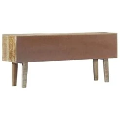 GENERIC 55.1"x11.8"x23.6" Solid Mango Wood Brown Modern Contemporary Finish -Amazon Store 31t1FugdpIL