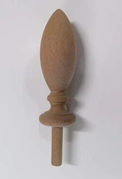 Wood Finial Choose From 5 Wood Species Bed Post, Furniture #63 (Unfinished Cherry, No Stain) -Amazon Store 31tAG12IAUL. AC 1