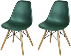 GIA Contemporary Armless Dining Chair, Qty Of 1, White Seat With Wood Legs -Amazon Store 31tEboB2 SL. AC