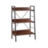 GOAWGO Bookshelf Ladder, Living Room Wood And Metal Stairs Freestanding Display Plant Bookshelves, Home Office, Living Room, Bedroom, Kitchen, Rustic Brown (Three Layers) 2 GOAWGO Bookshelf Ladder, Living Room Wood And Metal Stairs Freestanding Display Plant Bookshelves, Home Office, Living Room, Bedroom, Kitchen, Rustic Brown (Three Layers) -Amazon Store 31tPa0P6NLL