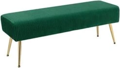 Furnimart Faux Leather Bench Ottoman, Tufted Button Bedroom Benches Footrest Stool In Solid Metal Legs, Long And Dining Bench, Indoor Bench For Entryway Living Room Bedroom (Leather-Black) 30 Furnimart Faux Leather Bench Ottoman, Tufted Button Bedroom Benches Footrest Stool In Solid Metal Legs, Long And Dining Bench, Indoor Bench For Entryway Living Room Bedroom (Leather-Black) -Amazon Store 31tdBqw9 XL. AC