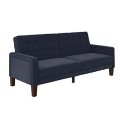 DHP Futon Couch, Paris Navy -Amazon Store 31u3OtCllSL
