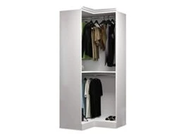 Bestar Versatile 36” Corner Closet Organizer In White