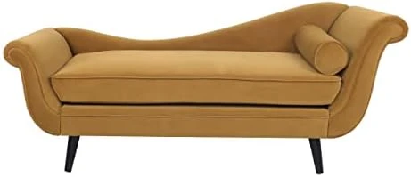 Christopher Knight Home Chaise Lounge,Polyester And Birch Wood, Beige + Dark Brown 29D X 69W X 30H In 12 Christopher Knight Home Chaise Lounge,Polyester And Birch Wood, Beige + Dark Brown 29D X 69W X 30H In - Image 10