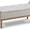 Signature Design By Ashley Briarson Tufted Upholstered Accent Bench With Storage, Beige & Brown -Amazon Store 31uZ8qjPIyL