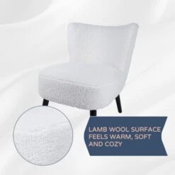 Artos Modern Velvet Upholstered Dining Chair With Metal Legs For Home Kitchen Bedroom Living Room (White) -Amazon Store 31uqJCTpvLL