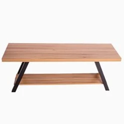 Wood Bench | Indoor Wooden Benches With Shoe Rack Organizer Cabinet | Farmhouse Entryway Wood And Metal Storage Bench For Living Room, Bedroom And Dining | Rustic Oak (14.2 X 17.5 X 47 Inches) 9 Wood Bench | Indoor Wooden Benches With Shoe Rack Organizer Cabinet | Farmhouse Entryway Wood And Metal Storage Bench For Living Room, Bedroom And Dining | Rustic Oak (14.2 X 17.5 X 47 Inches) -Amazon Store 31uu1NTzIvL