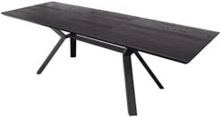 Acanva Expandable Dining Table For 6-8 Seat, Modern Rectangle Design With Extension Leaf For Kitchen Restaurant, Thicker Top And Carbon Steel Pedestal, 74.9''(+40)Wx37''Dx30''H, Dark Grey -Amazon Store 31uzjnQwiWL. AC