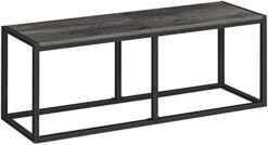 HOOBRO Dining Benches, Pair Of 2 Benches, 47.2 Inch Table Bench, Industrial Style Indoor Bench, Steel Frame, Easy To Assemble, For Kitchen, Dining Room, Rustic Brown And Black BF12CDP201 -Amazon Store 31v6JGRnDOL. AC 1