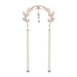 GENERIC 1Pc Chinese Traditional Style Long Tassel Headwear Retro Wedding Headband Ornaments