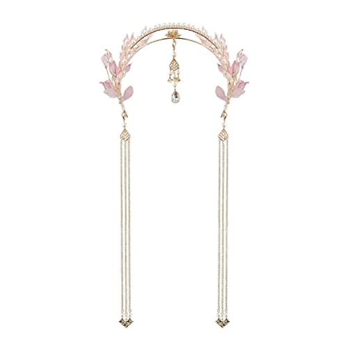 GENERIC 1Pc Chinese Traditional Style Long Tassel Headwear Retro Wedding Headband Ornaments 3 GENERIC 1Pc Chinese Traditional Style Long Tassel Headwear Retro Wedding Headband Ornaments