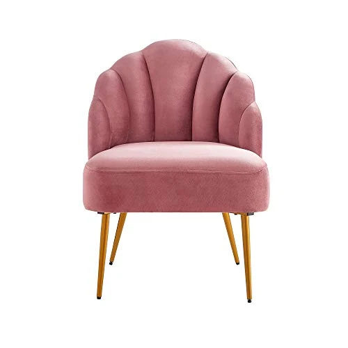 Ball & Cast Accent Chair, 26D X 23.5W X 32.25H In, Rose 4 Ball & Cast Accent Chair, 26D X 23.5W X 32.25H In, Rose - Image 2