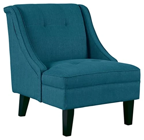 Signature Design By Ashley Clarinda Contemporary Tufted Wingback Accent Chair, Blue 3 Signature Design By Ashley Clarinda Contemporary Tufted Wingback Accent Chair, Blue
