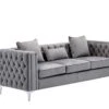 Lilola Home Lorreto Gray Velvet Sofa 1 Lilola Home Lorreto Gray Velvet Sofa -Amazon Store 31w7YM9iSFL