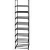 Easyhouse 8 Tier Metal Sturdy Shoe Rack, Narrow Tall Shelf Organizer For Entryway, Closet, Bedroom