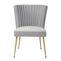 MEXIYA Sansa Dining Chair Modern Light Grey Accent Chair Easy Clean Velvet Upholstered Side Chair With Brushed Gold Legs 10 MEXIYA Sansa Dining Chair Modern Light Grey Accent Chair Easy Clean Velvet Upholstered Side Chair With Brushed Gold Legs -Amazon Store 31wMezHw6VL
