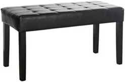 CorLiving California 24 Panel Bench In Black Leatherette, Black 9 CorLiving California 24 Panel Bench In Black Leatherette, Black -Amazon Store 31wtR2 KDdL. AC