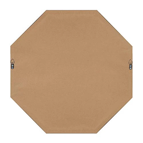 Kate And Laurel Rhodes Modern Octagon Wall Mirror, Black 25x25 Inches 7 Kate And Laurel Rhodes Modern Octagon Wall Mirror, Black 25x25 Inches - Image 5