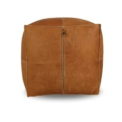 MARRAKESH STYLE Comfortable Leather Ottoman Pouf - Handmade Unstuffed Moroccan Pouf Cover - Square Pouf & Foot Rest Ottoman - Perfect For Living Rooms Bedrooms & Kids Room - Square Brown 16 MARRAKESH STYLE Comfortable Leather Ottoman Pouf - Handmade Unstuffed Moroccan Pouf Cover - Square Pouf & Foot Rest Ottoman - Perfect For Living Rooms Bedrooms & Kids Room - Square Brown -Amazon Store 31xrAkfbsHL