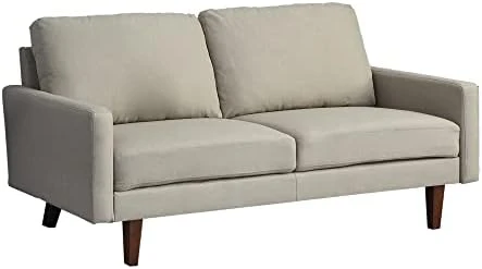 INSTORY Linen Sofa Set Modern Sofa & Loveseat Set 2 Piece Couch Set With Wooden Legs For Living Room, Office, Bedroom - Dark Blue 15 INSTORY Linen Sofa Set Modern Sofa & Loveseat Set 2 Piece Couch Set With Wooden Legs For Living Room, Office, Bedroom - Dark Blue - Image 13