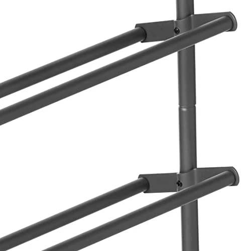 Whitmor Door Shoe Rack, 7.5x22.625x41.80, Gunmetal Gray 6 Whitmor Door Shoe Rack, 7.5x22.625x41.80, Gunmetal Gray - Image 4