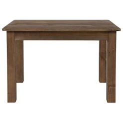 Flash Furniture HERCULES 46" X 30" Rectangular Antique Rustic Solid Pine Farm Dining Table 11 Flash Furniture HERCULES 46" X 30" Rectangular Antique Rustic Solid Pine Farm Dining Table -Amazon Store 31xzUlooxoL