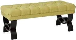 Christopher Knight Home Scarlett Fabric Ottoman Bench, Light Grey 17.25”D X 41.00”W X 16.75”H -Amazon Store 31yEnuB DWL. AC