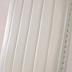 Anewsun 5 Pieces Black Gold Dining Table Set, Black Texture Top Dining Room Table With 4 White Leather Upholstered Chairs, 72" Rectangular Dining Table Set For 4 -Amazon Store 31yZudjNmDL