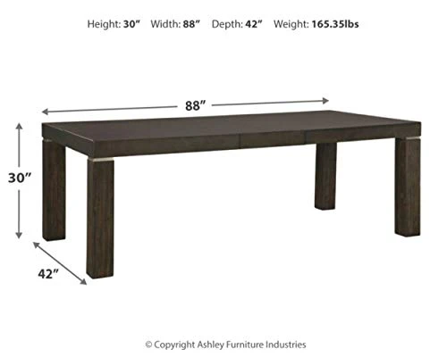 Signature Design By Ashley Hyndell Dining Table, Brown 5 Signature Design By Ashley Hyndell Dining Table, Brown - Image 3