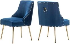 SEYNAR Dining Chairs, Comfortable Modern Kitchen Chairs With Gold Legs, Fabric Upholstered Dining Room Chairs, Accent Chairs Set Of 2, Tufted Velvet Chair For Kitchen Dining Room Guest Room(Black) 15 SEYNAR Dining Chairs, Comfortable Modern Kitchen Chairs With Gold Legs, Fabric Upholstered Dining Room Chairs, Accent Chairs Set Of 2, Tufted Velvet Chair For Kitchen Dining Room Guest Room(Black) -Amazon Store 31ytzG0Hr8L. AC