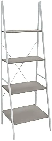 ClosetMaid 1316 4-Tier Wood Ladder Shelf Bookcase, Gray 8 ClosetMaid 1316 4-Tier Wood Ladder Shelf Bookcase, Gray - Image 6